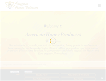 Tablet Screenshot of americanhoneyproducers.org
